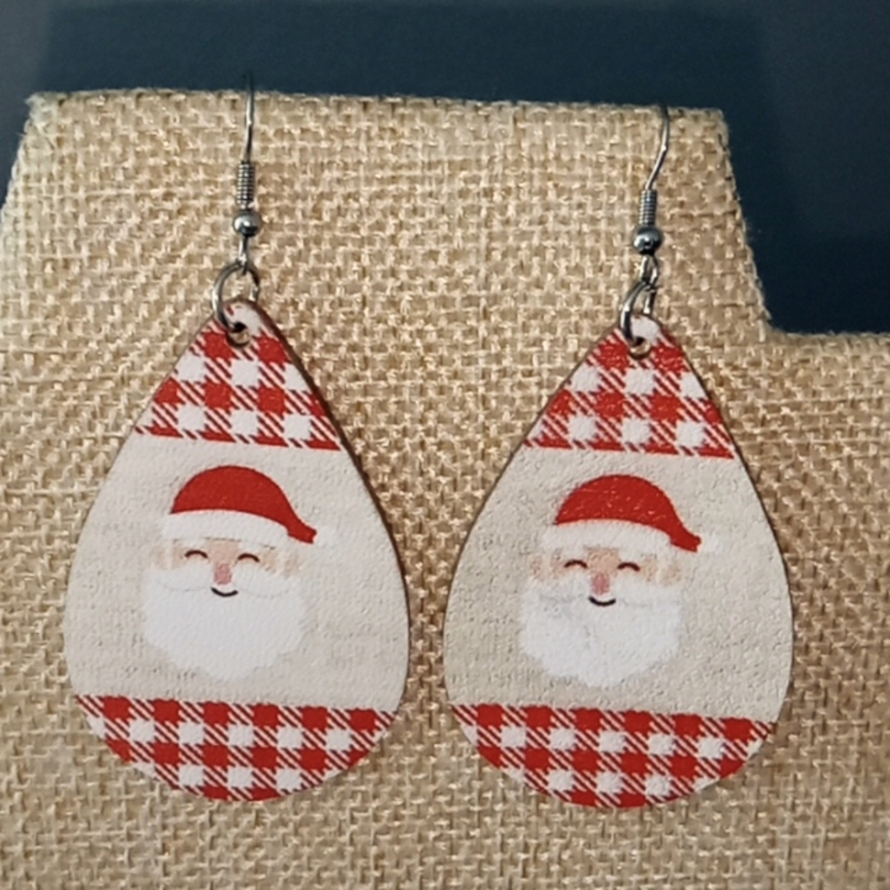 New Santa Dangle Earrings